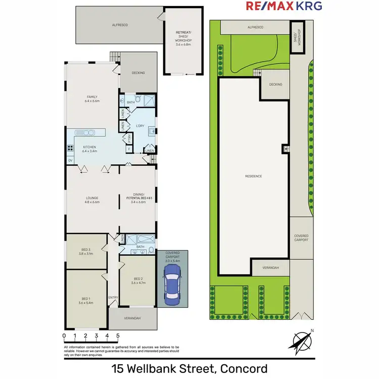 Floorplan of Homely house listing, 15 Wellbank Street, Concord NSW 2137