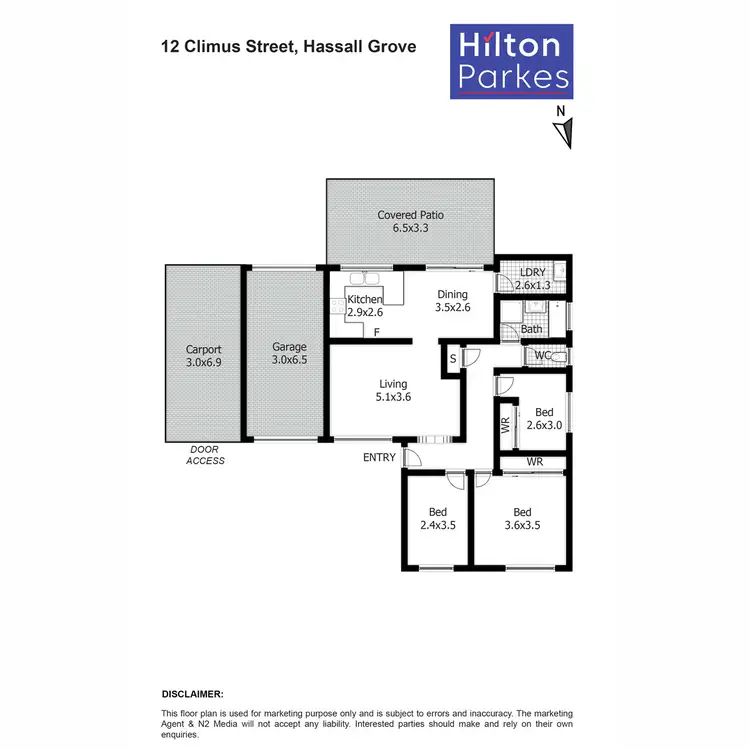 Floorplan of Homely house listing, 12 Climus Street, Hassall Grove NSW 2761