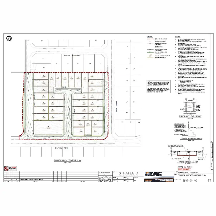 Floorplan of Homely land listing, LOT 618, 17 Bhagwan Grove, Canning Vale WA 6155