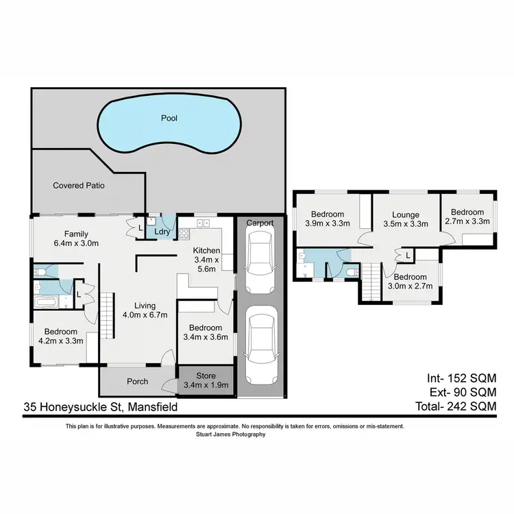 Floorplan of Homely house listing, 35 Honeysuckle Street, Mansfield QLD 4122