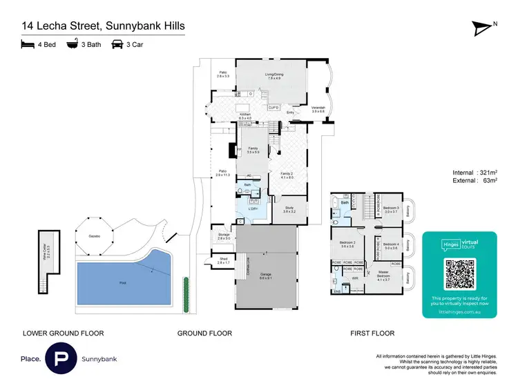Floorplan of Homely house listing, 14 Lecha Street, Sunnybank Hills QLD 4109