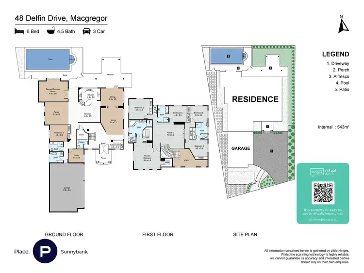 Floorplan of Homely house listing, 48 Delfin Drive, Macgregor QLD 4109