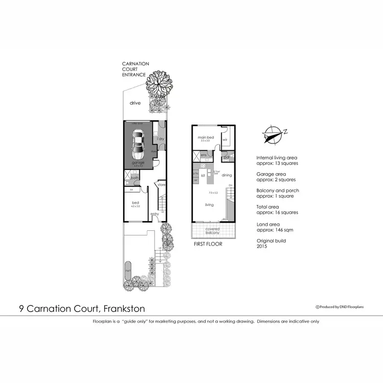 Floorplan of Homely unit listing, 9 Carnation Court, Frankston VIC 3199