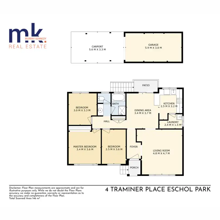 Floorplan of Homely house listing, 4 Traminer Place, Eschol Park NSW 2558