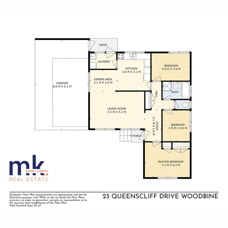 Floorplan of Homely house listing, 23 Queenscliff Drive, Woodbine NSW 2560