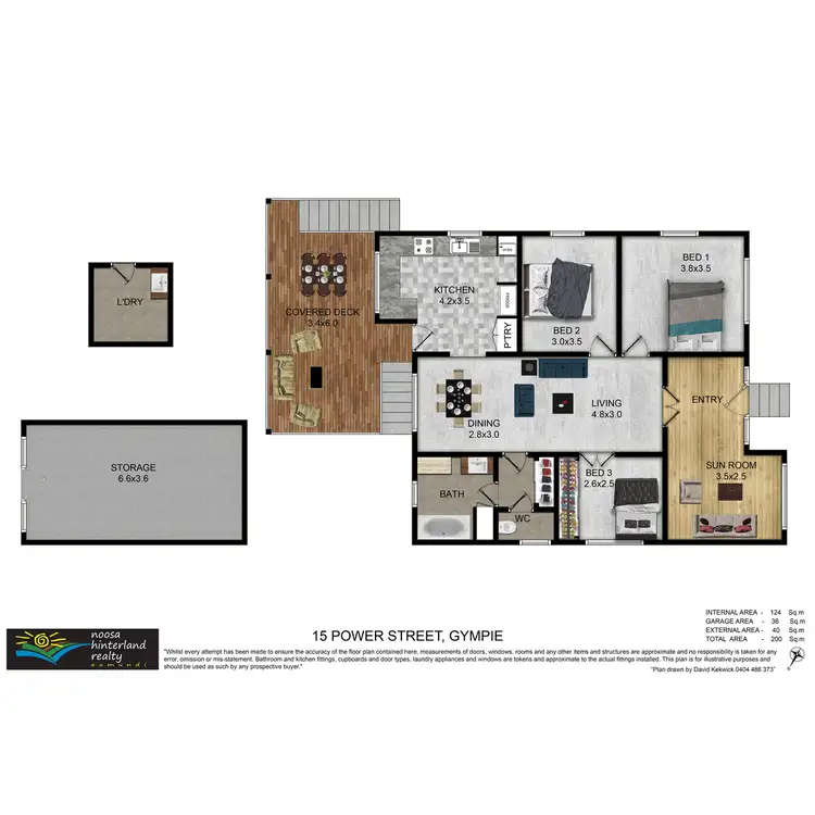 Floorplan of Homely house listing, 15 Power Street, Gympie QLD 4570