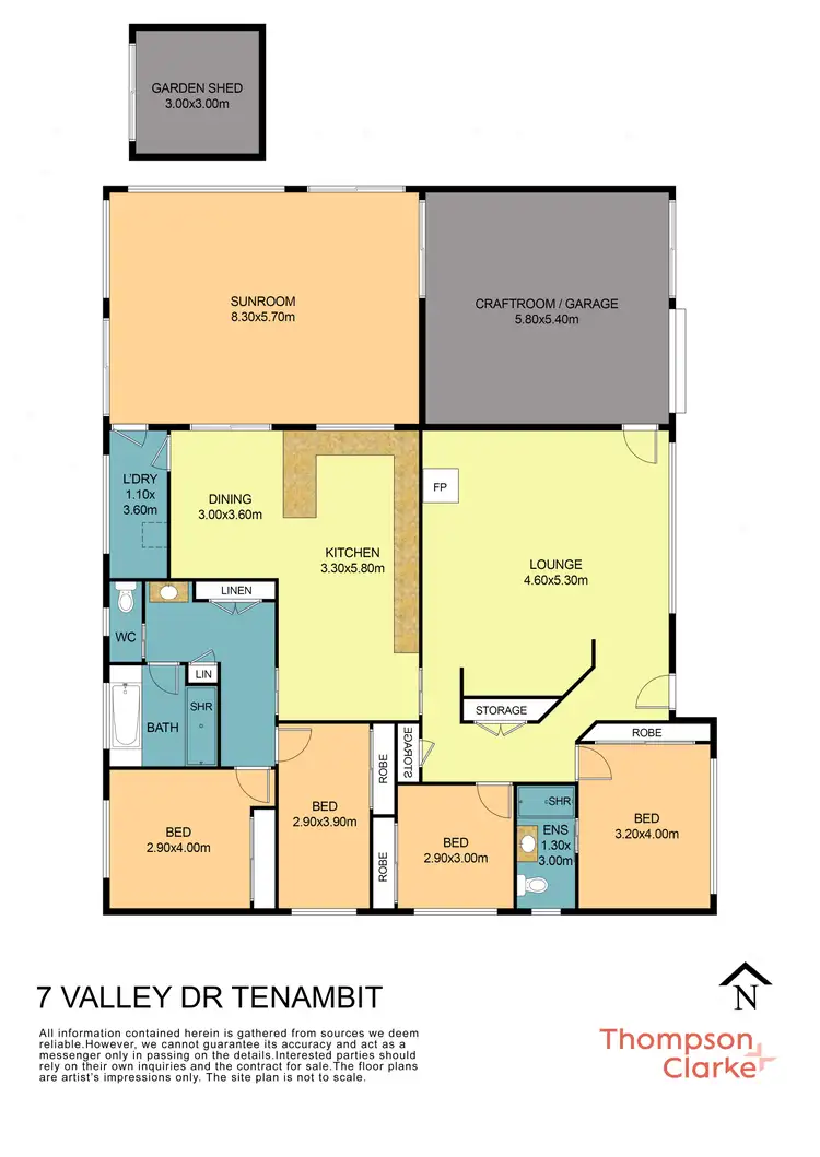 Floorplan of Homely house listing, 7 Valley Drive, Tenambit NSW 2323