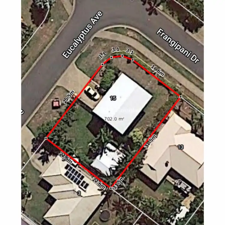 Floorplan of Homely house listing, 15 Frangipani Drive, Lammermoor QLD 4703
