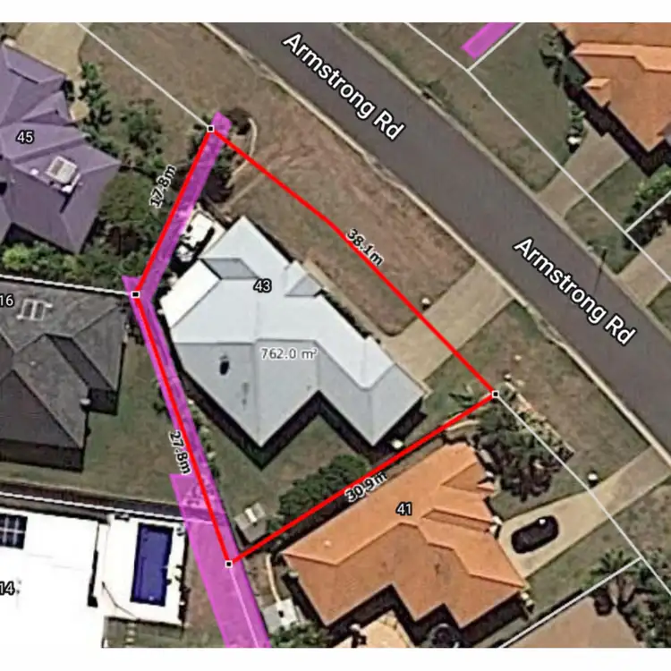 Floorplan of Homely house listing, 43 Armstrong Road, Pacific Heights QLD 4703