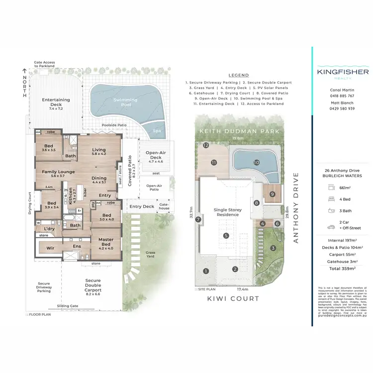 Floorplan of Homely house listing, 26 Anthony Drive, Burleigh Waters QLD 4220