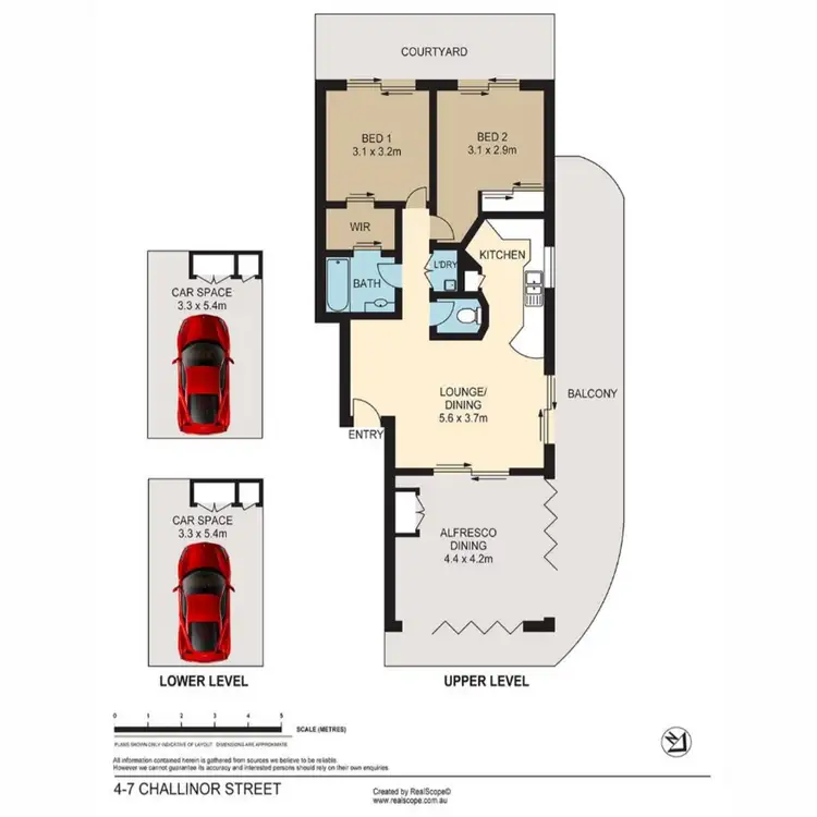 Floorplan of Homely apartment listing, 4/7 Challinor Street, Auchenflower QLD 4066
