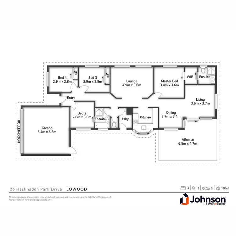 Floorplan of Homely house listing, 26 Haslingden Park Drive, Lowood QLD 4311
