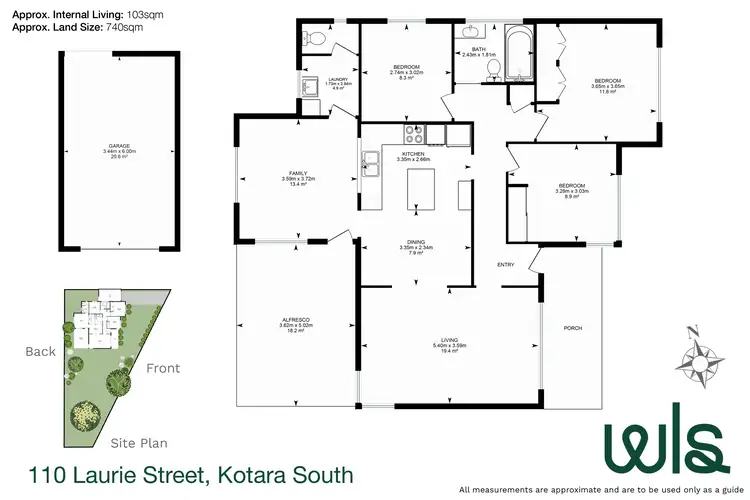 Floorplan of Homely house listing, 110 Laurie Street, Kotara South NSW 2289