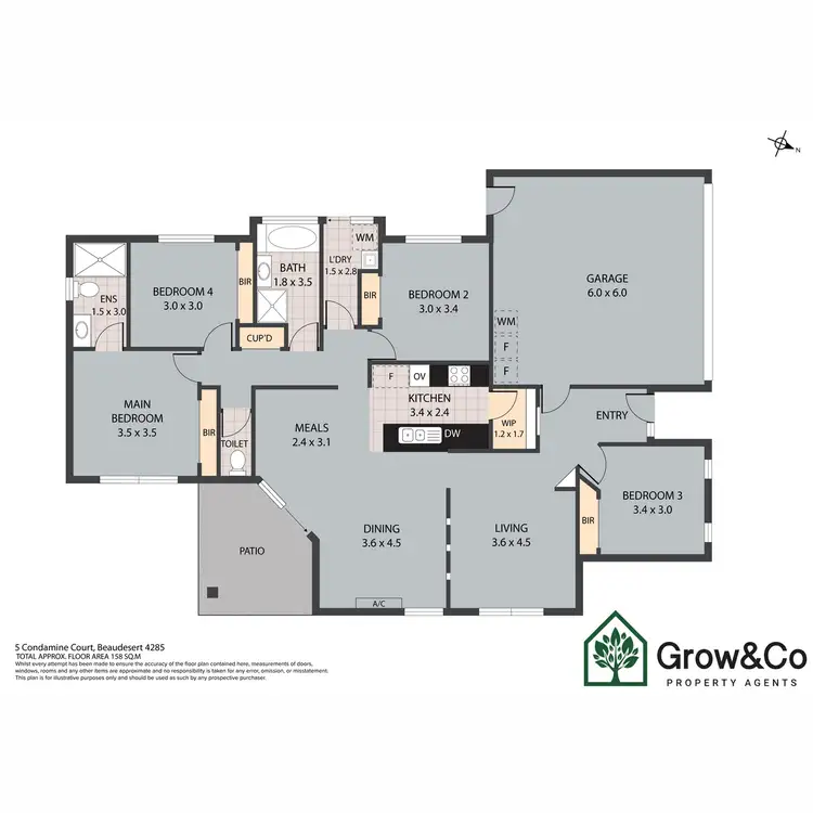 Floorplan of Homely house listing, 5 Condamine Court, Beaudesert QLD 4285