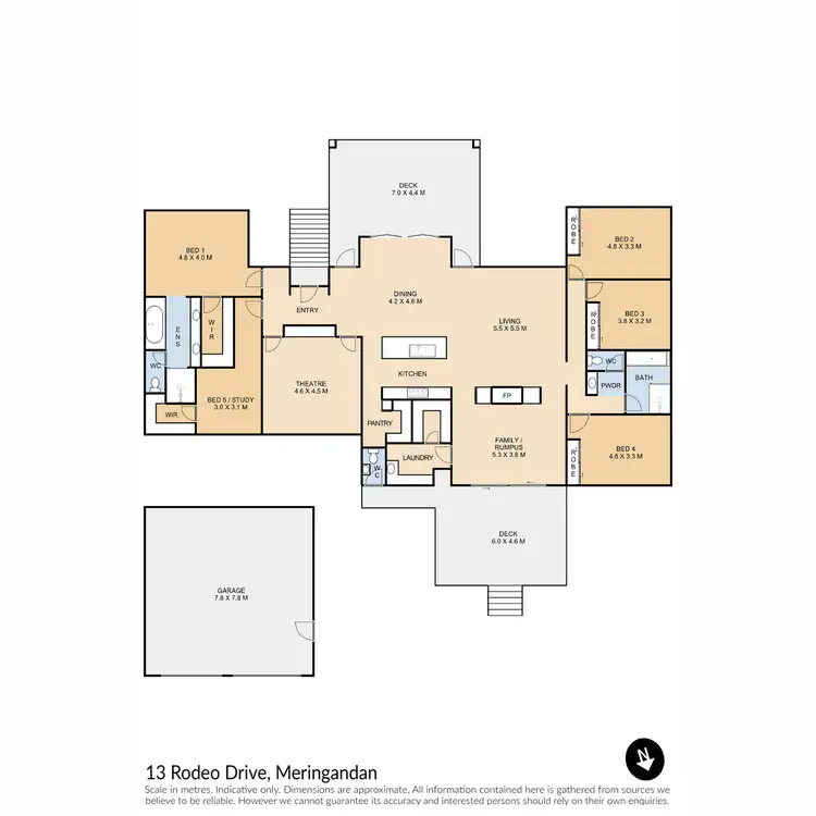 Floorplan of Homely house listing, 13 Rodeo Drive, Meringandan QLD 4352