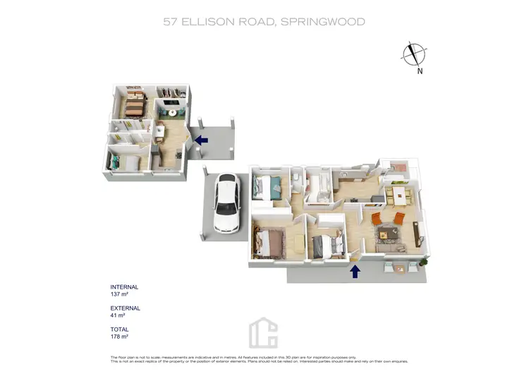 Floorplan of Homely house listing, 57 Ellison Road, Springwood NSW 2777