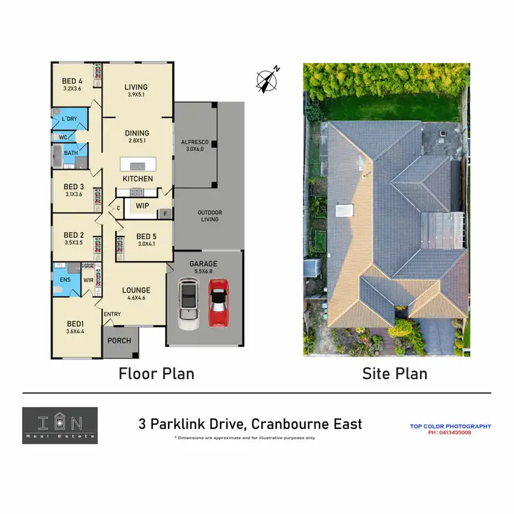 Floorplan of Homely house listing, 3 Parklink Drive, Cranbourne East VIC 3977