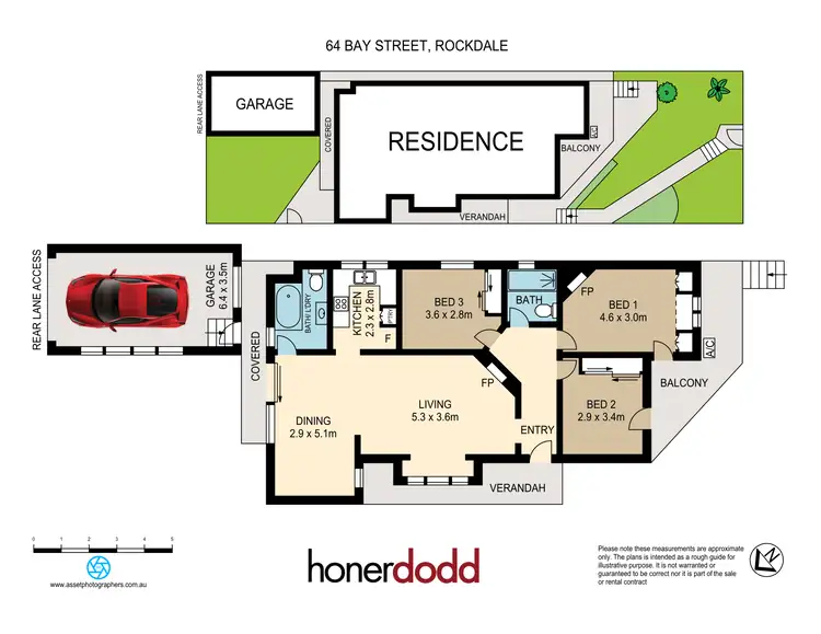 Floorplan of Homely house listing, 64 Bay Street, Rockdale NSW 2216