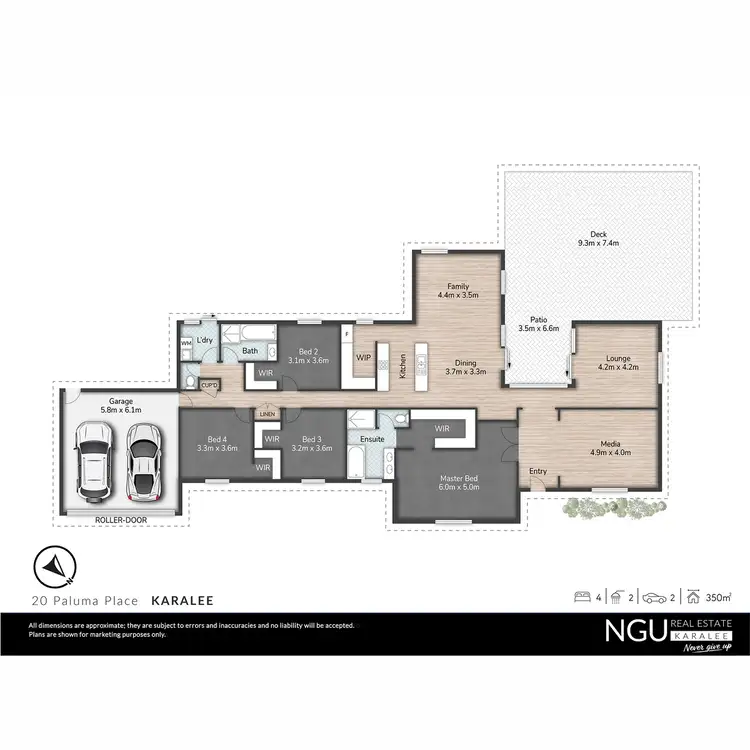Floorplan of Homely house listing, 20 Paluma Place, Karalee QLD 4306