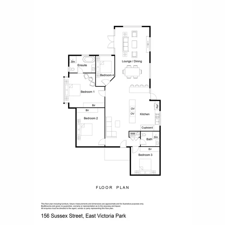 Floorplan of Homely house listing, 156 Sussex Street, East Victoria Park WA 6101