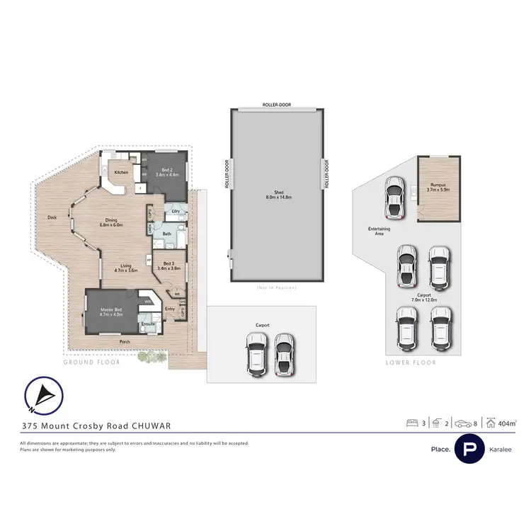 Floorplan of Homely house listing, 375 Mount Crosby Road, Chuwar QLD 4306