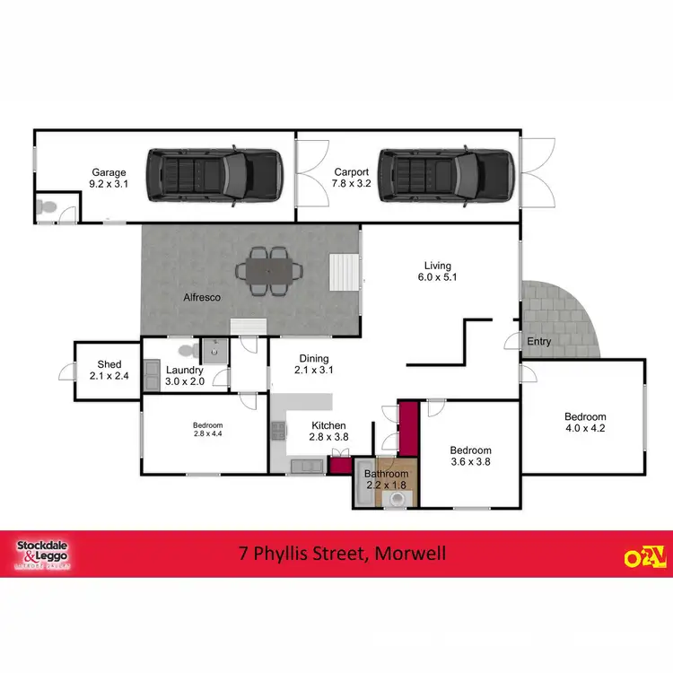 Floorplan of Homely house listing, 7 Phyllis Street, Morwell VIC 3840