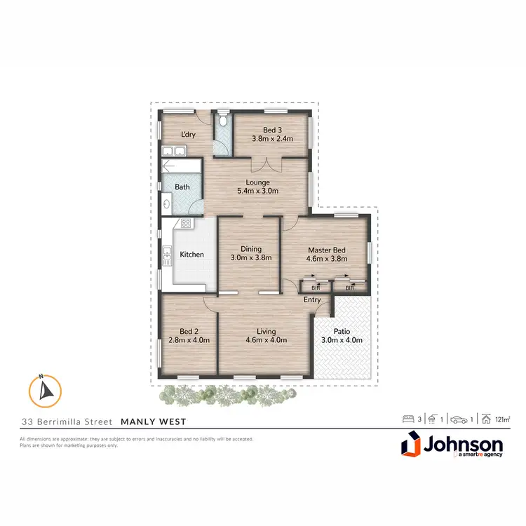 Floorplan of Homely house listing, 33 Berrimilla Street, Manly West QLD 4179