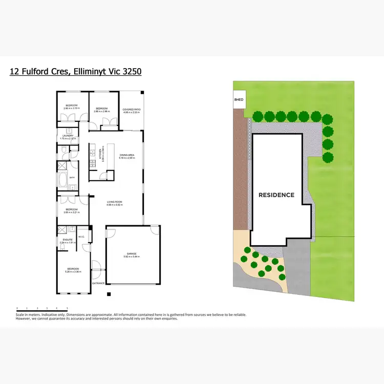 Floorplan of Homely house listing, 12 Fulford Crescent, Elliminyt VIC 3250