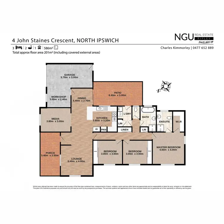 Floorplan of Homely house listing, 4 John Staines Crescent, North Ipswich QLD 4305