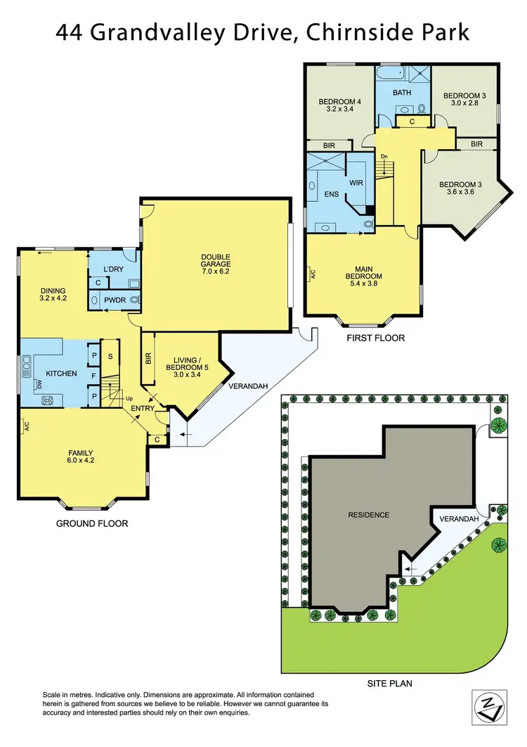 Floorplan of Homely house listing, 44 Grandvalley Drive, Chirnside Park VIC 3116