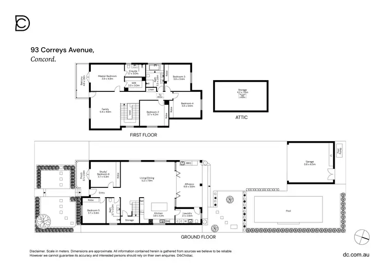 Floorplan of Homely house listing, 93 Correys Avenue, Concord NSW 2137