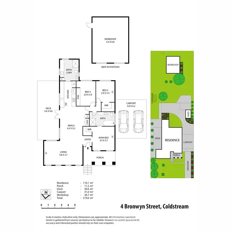 Floorplan of Homely house listing, 4 Bronwyn Street, Coldstream VIC 3770