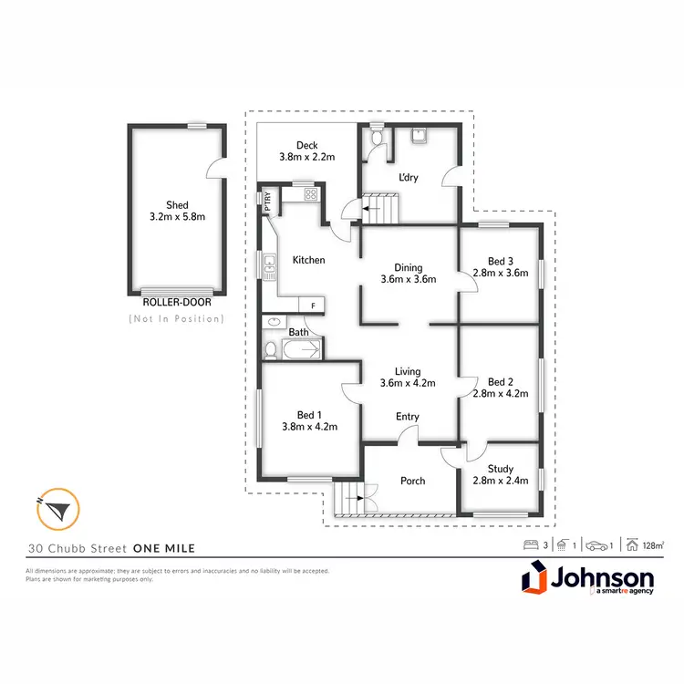Floorplan of Homely house listing, 30 Chubb Street, One Mile QLD 4305