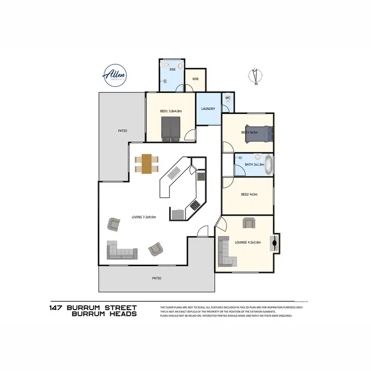 Floorplan of Homely house listing, 147 Burrum Street, Burrum Heads QLD 4659