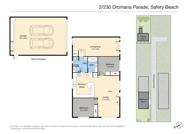 Floorplan of Homely unit listing, 2/230 Dromana Parade, Safety Beach VIC 3936