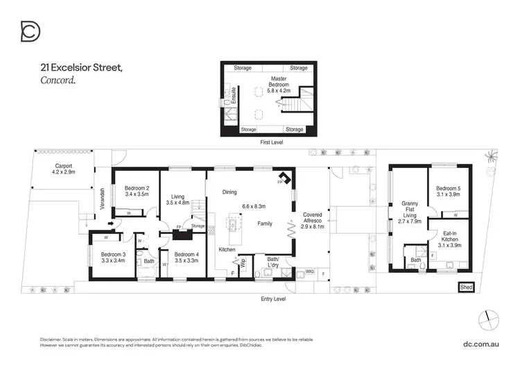 Floorplan of Homely house listing, 21 Excelsior Street, Concord NSW 2137
