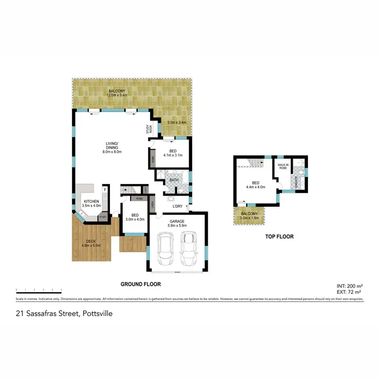 Floorplan of Homely house listing, 21 Sassafras Street, Pottsville NSW 2489