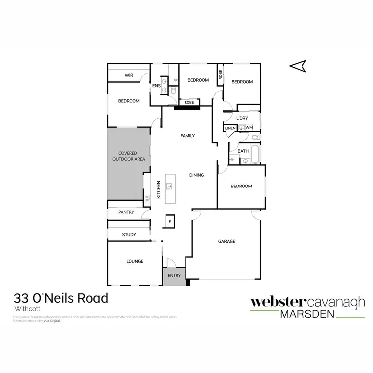 Floorplan of Homely house listing, 33 O'Neils Road, Withcott QLD 4352