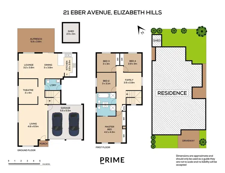 Floorplan of Homely house listing, 21 Eber Avenue, Elizabeth Hills NSW 2171