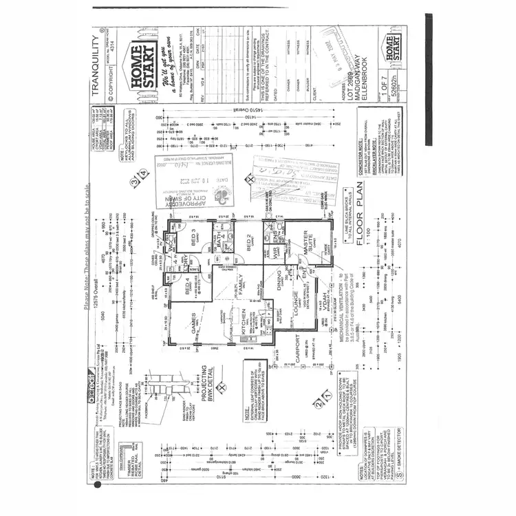 Floorplan of Homely house listing, 14 Madigan Way, Ellenbrook WA 6069