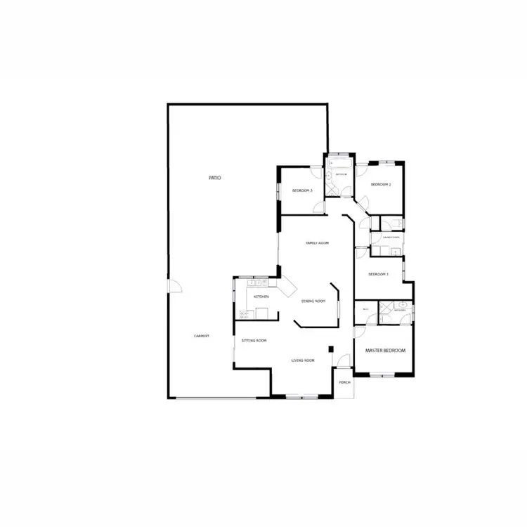 Floorplan of Homely house listing, 1 Brookside Gardens, Caversham WA 6055