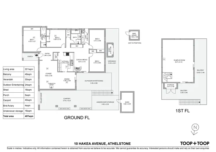 Floorplan of Homely house listing, 10 Hakea Avenue, Athelstone SA 5076