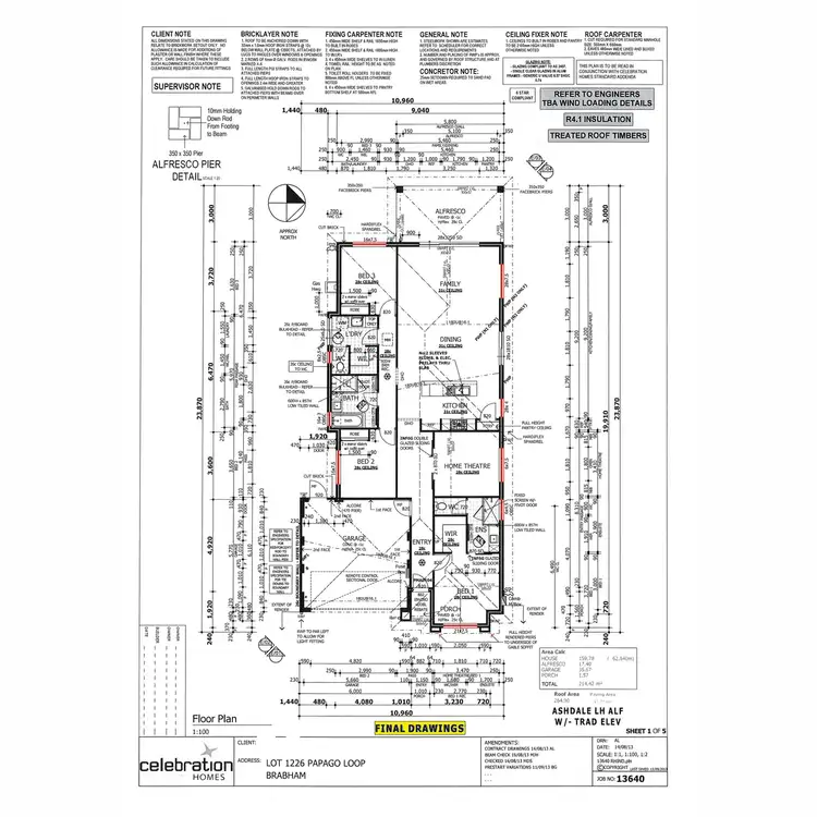 Floorplan of Homely house listing, 63 Papago Loop, Brabham WA 6055