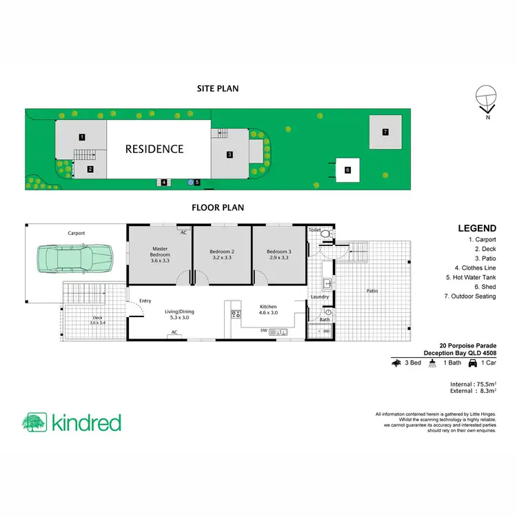 Floorplan of Homely house listing, 20 Porpoise Parade, Deception Bay QLD 4508