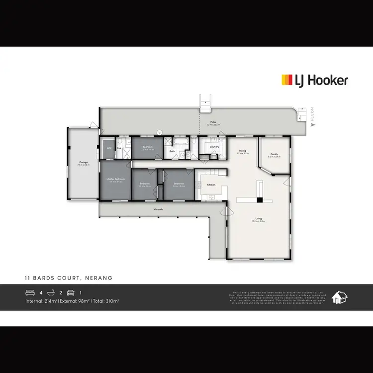Floorplan of Homely house listing, 7-11 Bards Court, Nerang QLD 4211