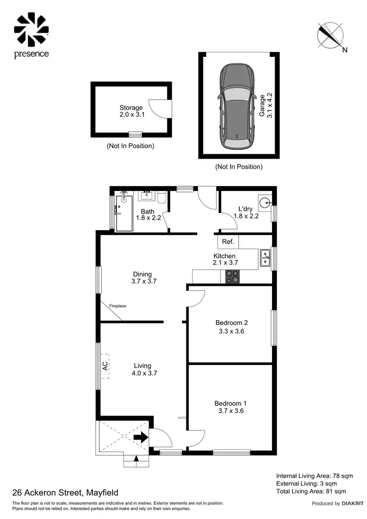 Floorplan of Homely house listing, 26 Ackeron Street, Mayfield NSW 2304