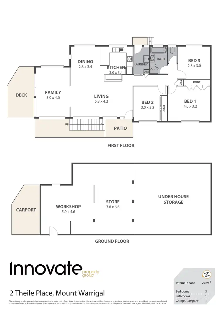 Floorplan of Homely house listing, 2 Theile Place, Mount Warrigal NSW 2528
