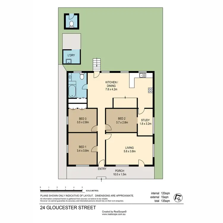 Floorplan of Homely house listing, 24 Gloucester Street, Spring Hill QLD 4000