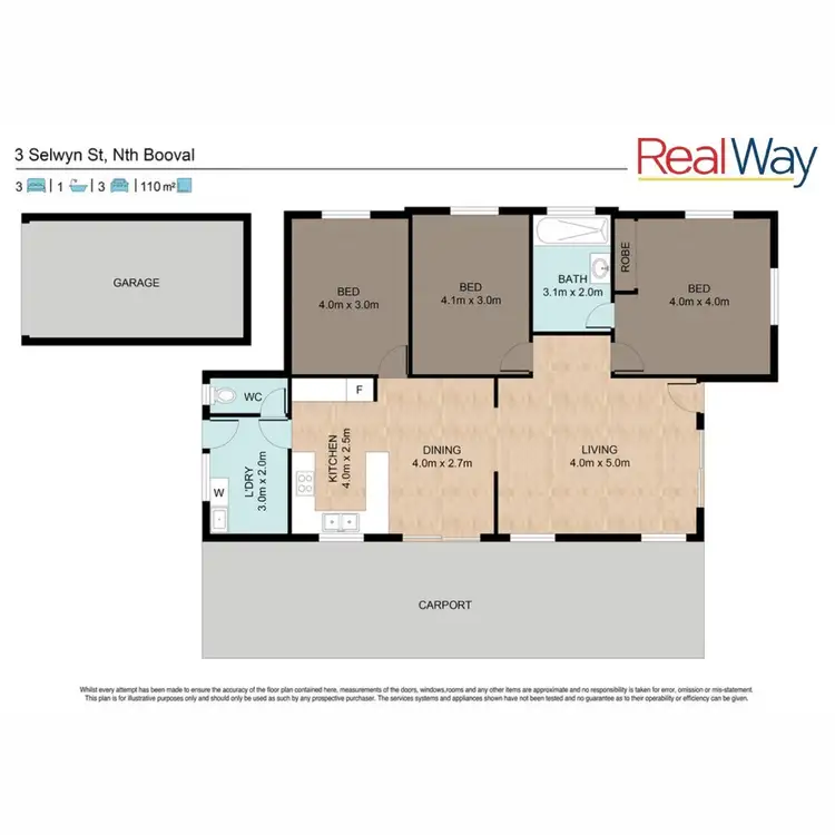 Floorplan of Homely house listing, 3 Selwyn Street, North Booval QLD 4304