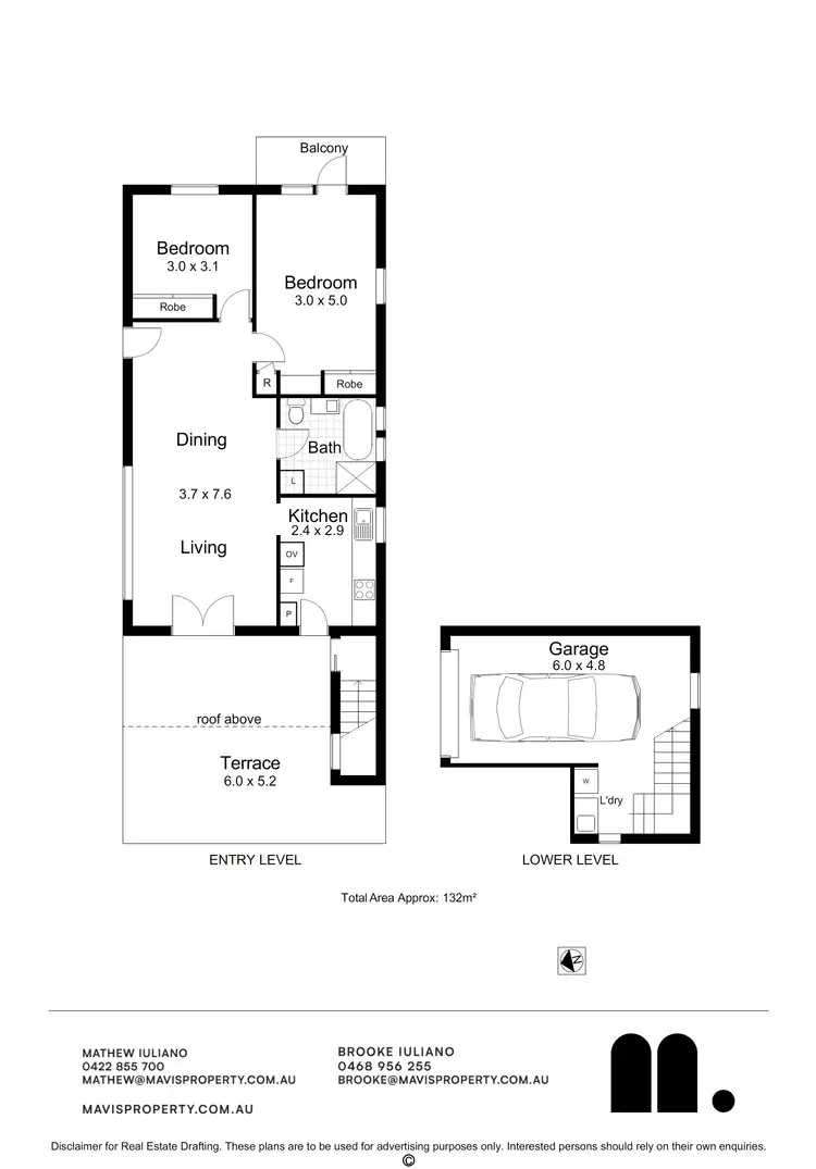 Floorplan of Homely unit listing, 8/22 Brown Street, Newcastle NSW 2300